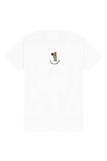 Men's White Chill Guy Graphic T-Shirt