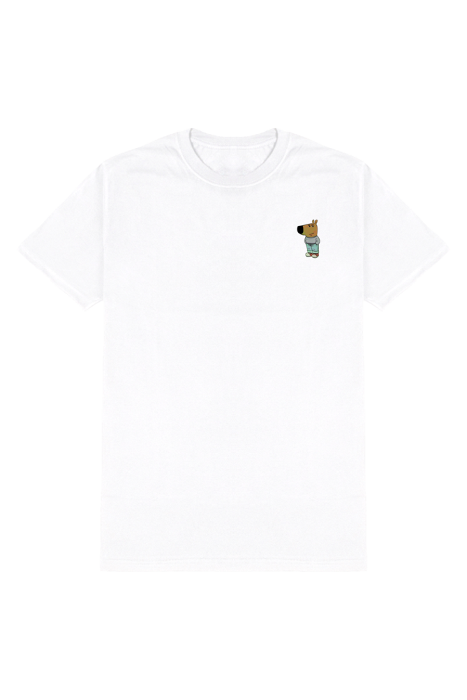 Men's White Chill Guy Graphic T-Shirt