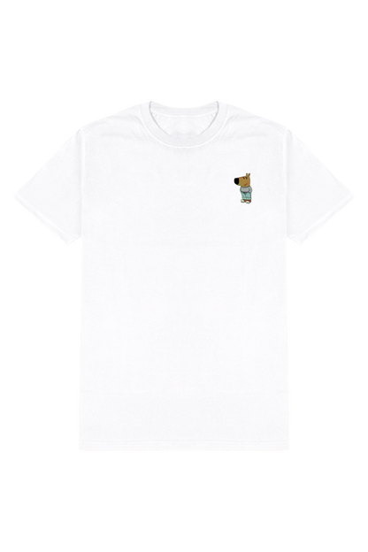 Men's White Chill Guy Graphic T-Shirt