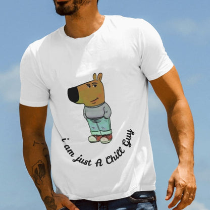 Men's White Chill Guy T-Shirt