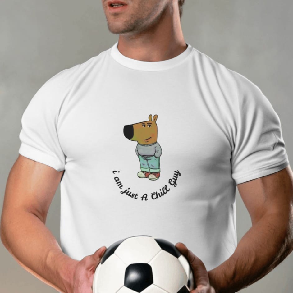 Men's White Chill Guy T-Shirt